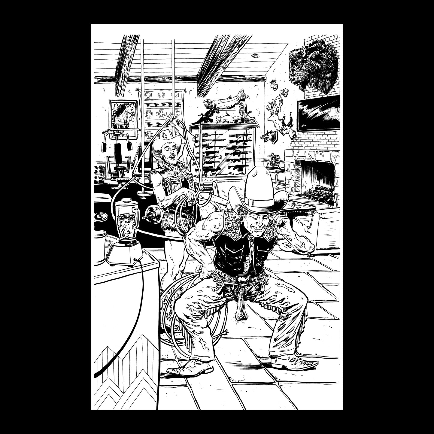 ORIGINAL AMERICAN CAPER ARTWORK BY CHRIS ANDERSON: ISSUE 2, PAGE 18