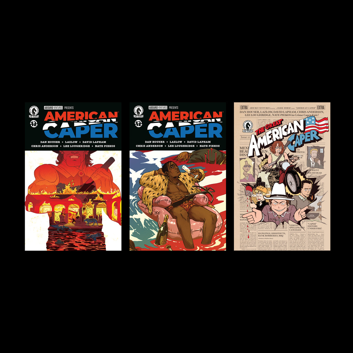 AMERICAN CAPER COMIC BOOK ISSUE #12 BUNDLE (Pre-Order)