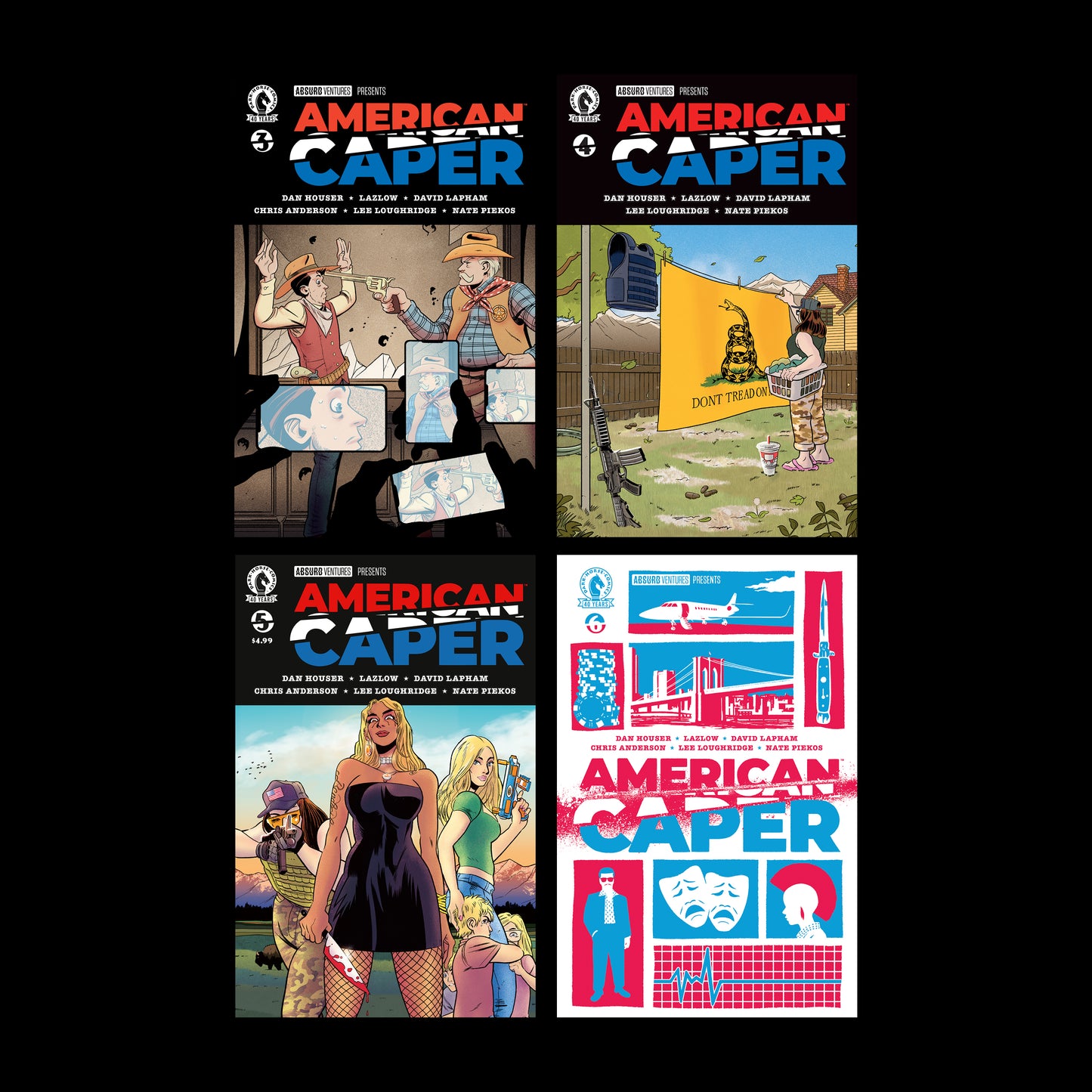 AMERICAN CAPER BACK ISSUE BUNDLE (ISSUES #3-6)