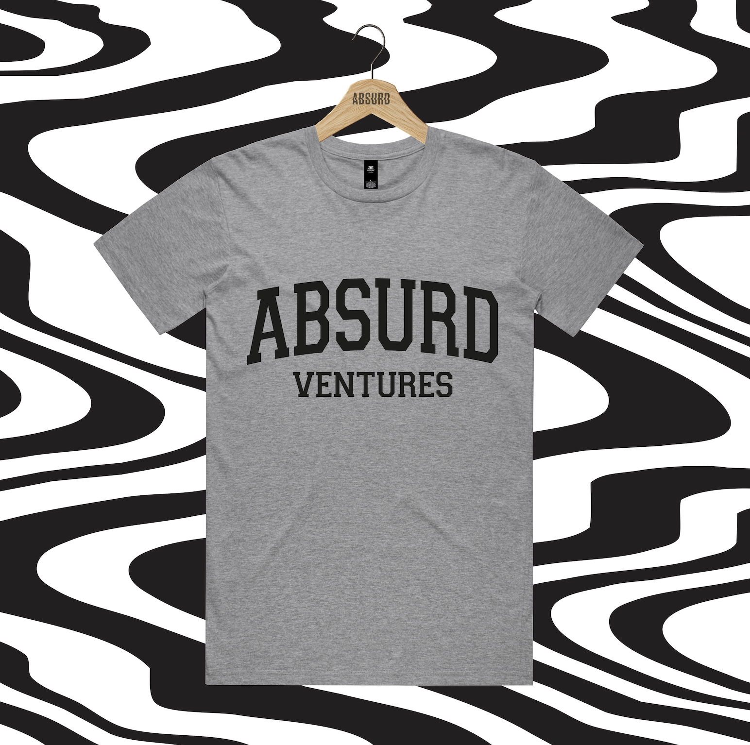 Absurd Ventures Collegiate T-Shirt Front