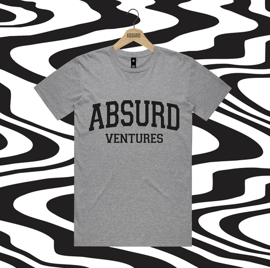 Absurd Ventures Collegiate T-Shirt Front