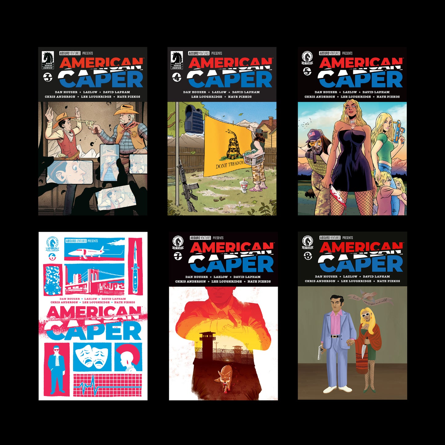 AMERICAN CAPER BACK ISSUE BUNDLE (ISSUES #3-8) (Pre-Order)