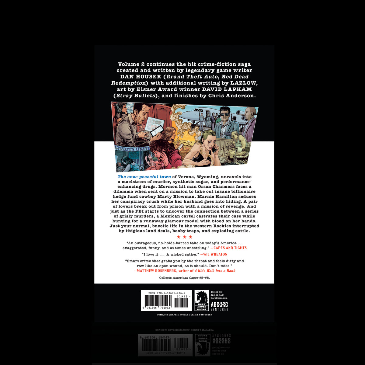 AMERICAN CAPER VOLUME 2: COWBOYS AND CONSPIRACIES (TRADE PAPERBACK COLLECTION) (Pre-Order)